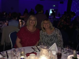 Amanda at Gala dinner and Volunteer Awards    