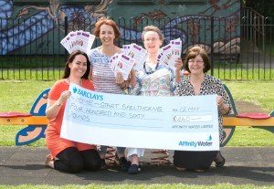 Affinity Water cheque presentation     