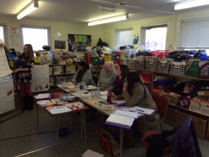 Prep course hard at work!  